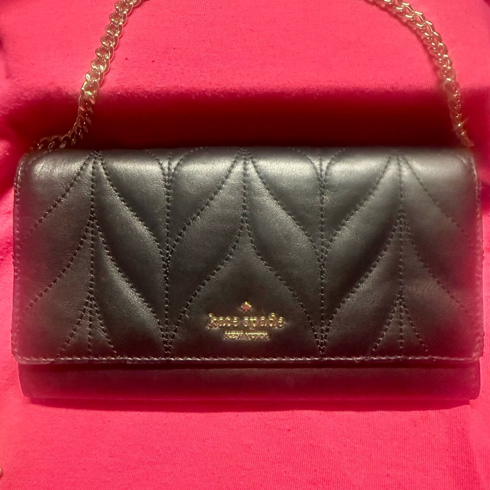 Kate Spade Black Quilted Women's Bag/Wallet